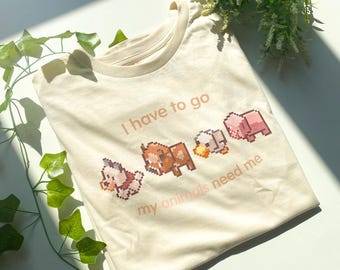 Farm Animals unisex t-shirt - / Game, Cute, Animals, Nerd Gift