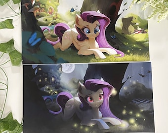 Art print : Fluttershy or Flutterbat