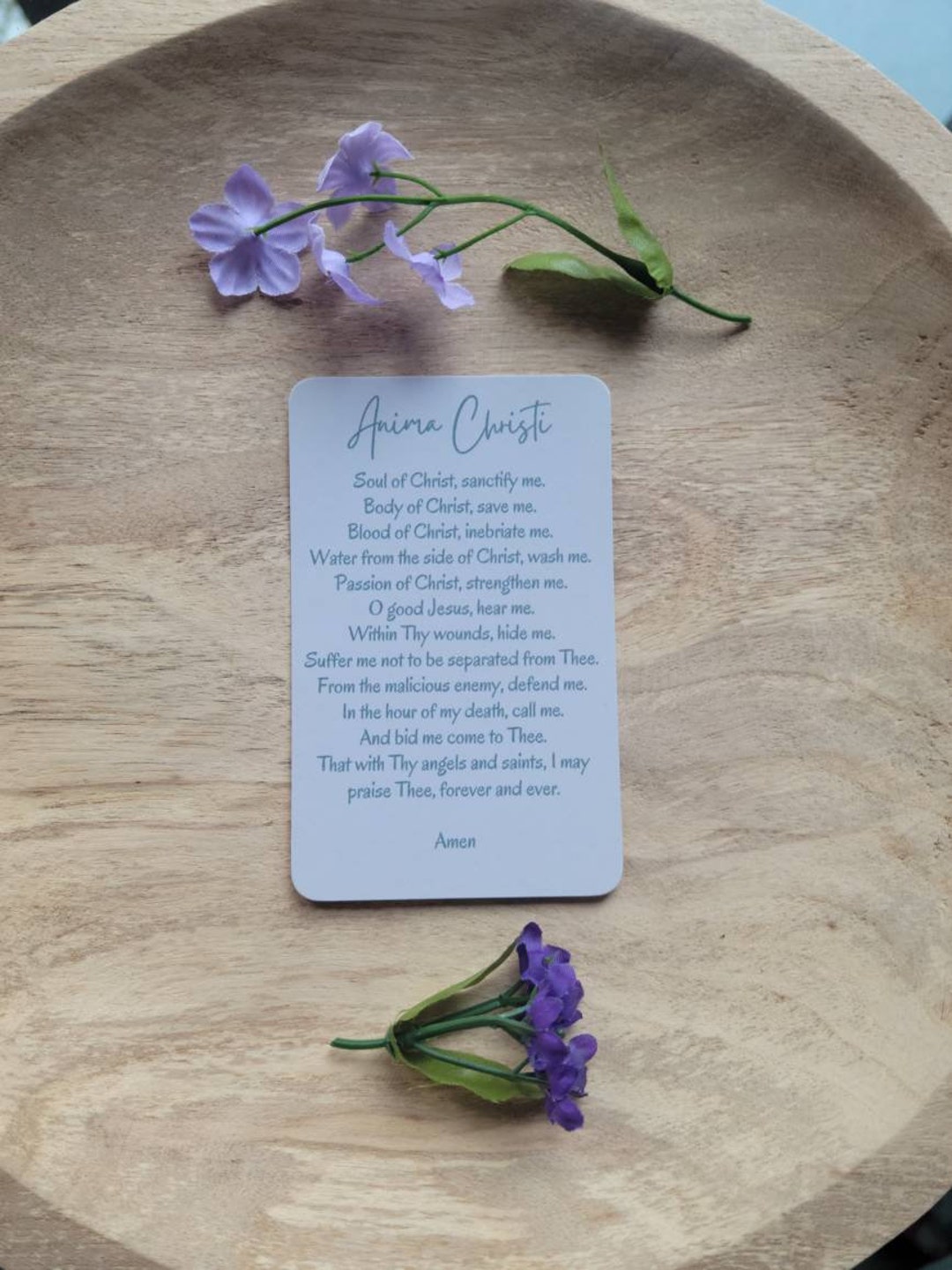 Anima Christi - Prayer After Communion - Catholic Gift - Catholic ...