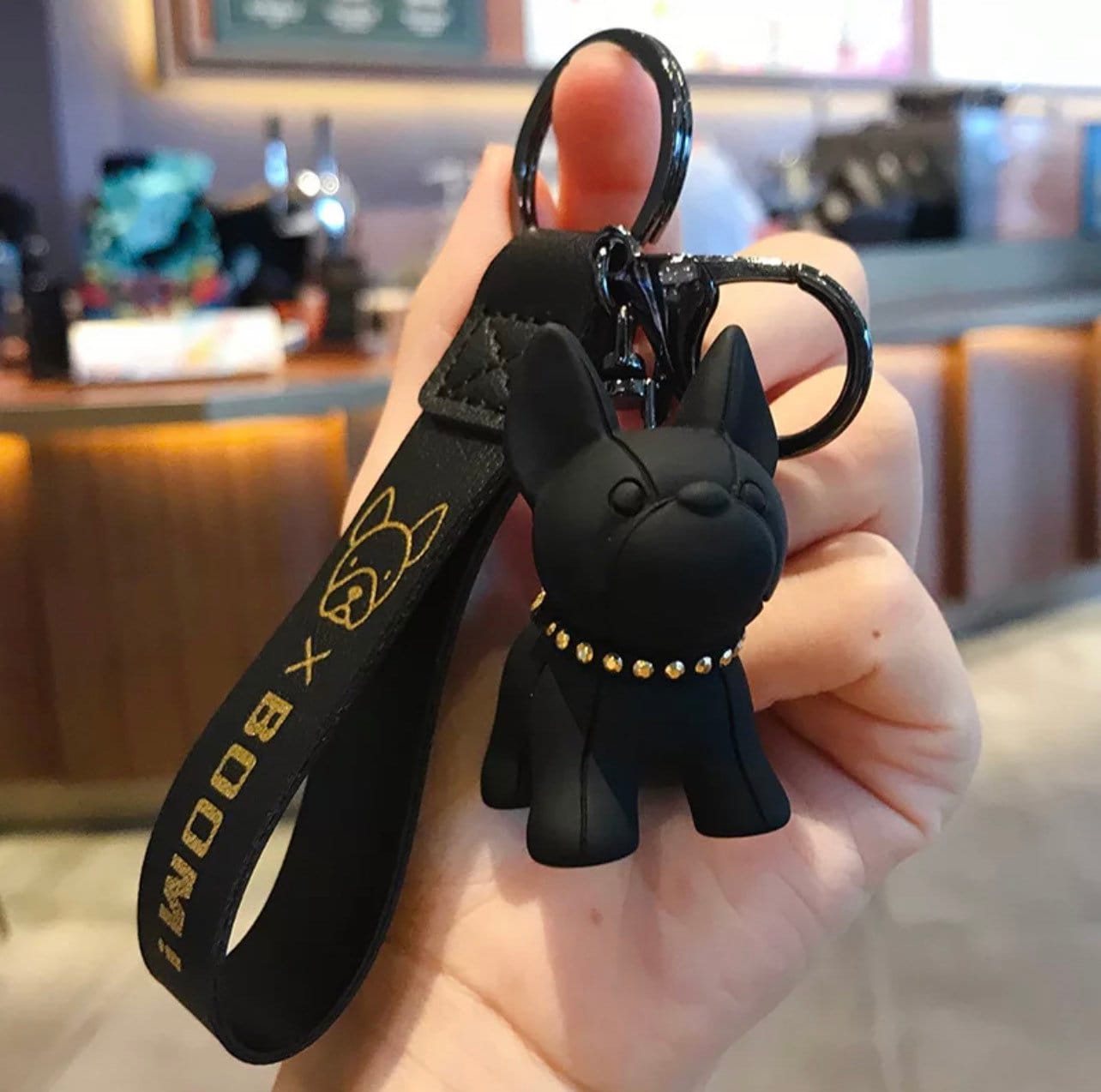 LV Monogram Canvas French Bulldog bag charm/key-chain – Crafteza