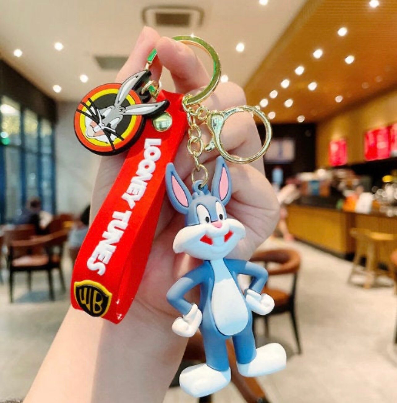 Looney Tunes 3D Keychains Bugs Bunny Keychain Tweety Etsy