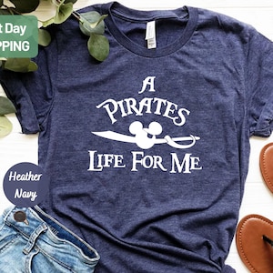 Mickey a Pirates Life for Me Shirt, Disney Pirates of Caribbean T-Shirt, Disney Cruise Matching Shirt, Pirate Party, Disney Cruise Trip Tee