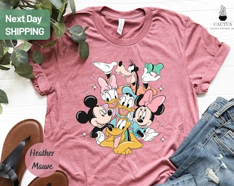 Disney Characters Shirts, Matching Disney Shirts, Mickey Friends, Disney Family Shirt, Mickey And His Friends Shirt