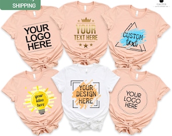 Custom Design Shirt, Custom Text Shirt, Personalized Shirt, Custom T-shirt, Custom Logo Shirts, Customizable Shirt