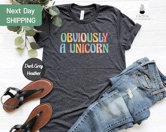 Camiseta de unicornio, regalo de unicornio para ella, camisetas divertidas, camiseta de unicornio, camisetas de unicornio, unicornio atrevido