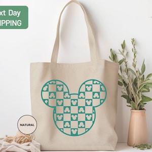 Disney Tote Bag, Mickey Tote Bag, Disney Travel Tote, Mickey Mouse Bag, Disney Gift Bag, Women Tote Bag, Gift For Girls