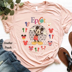 Disney Epcot World Traveler Shirt, Disney Epcot World Traveler, Disney Trip Matching T-Shirts, Epcot Mickey image 3