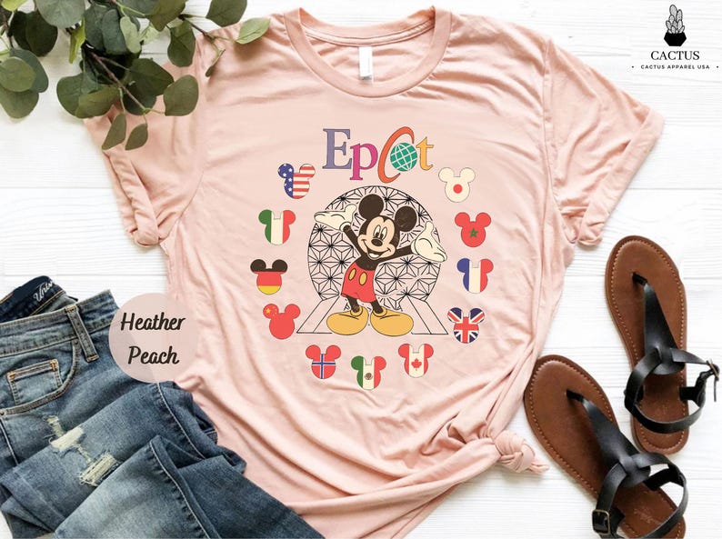 Disney Epcot World Traveler Shirt, Disney Epcot World Traveler, Disney Trip Matching T-Shirts, Epcot Mickey image 3