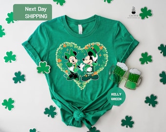 Disney St. Patrick's Day Shirt, Mickey St Patrick's Day Shirt, Matching Family Shirts, Mickey and Minnie, Disneyland St. Patrick's Day