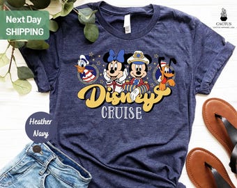 Disney Mickey And Friends Cruise Shirt, Disney Cruise Vacation, Mickey And Minnie Cruising Tshirt, Family Matching Tee