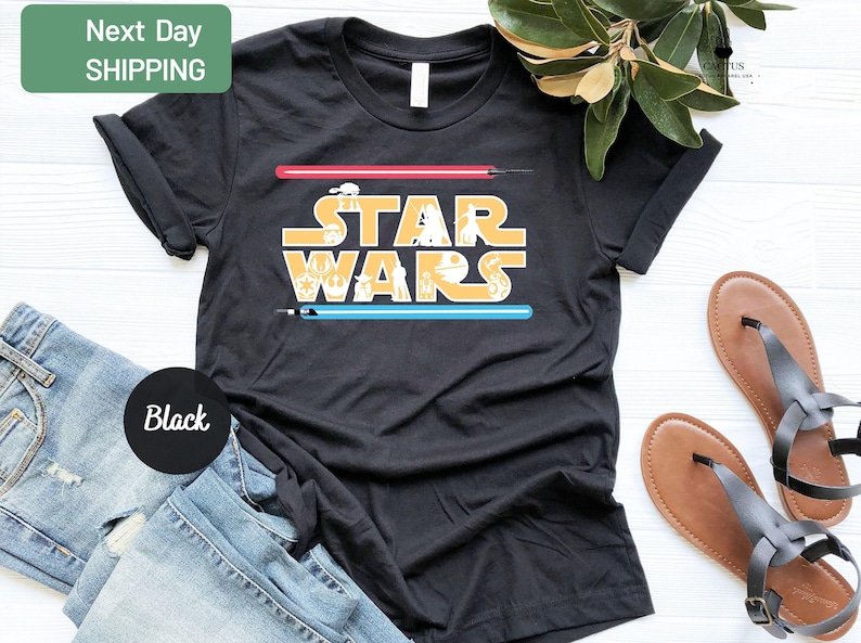 Vintage Classic Star Wars Shirts, Disney Classic Shirt, Disneyland Shirt, Disney Tee, Star Wars Shirt, Family Disney Tee image 1