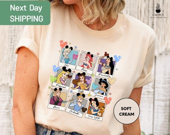 Camiseta de princesa Disney, vacaciones en Disney, acuarela de Disney, viaje de chicas Disney, castillo de Disney, regalo de Cenicienta, camiseta de Elsa, camiseta de Anna