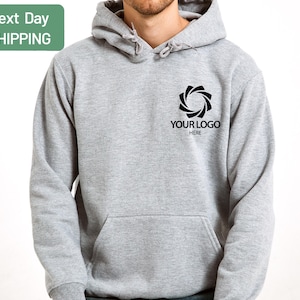 Custom Logo Hoodie, Your Business Logo or Brand Logo, Personalized Logo Hoodie, Your Design Here, Team Logo Shirt, Company Logo Gifts