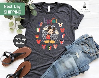 Disney Epcot World Traveler Shirt, Disney Epcot World Traveler, Disney Trip Matching T-Shirts, Epcot Mickey