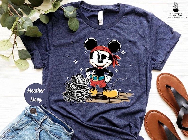 a shirt with a mickey mouse on it