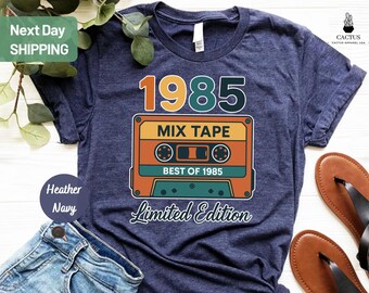 1985 Vintage Shirt, Best Of 1985 Shirt, Limited Edition Shirt, 40th Birthday Shirt, 1985 Birthday Casette Shirt, 40th Birthday Party Shirt