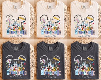 Disney 30th Birthday Shirt, Disneyland Birthday Trip Shirt, Custom Hello Thirty Shirt, Magic Kingdom Birthday Tee, Mickey And Friends Shirt