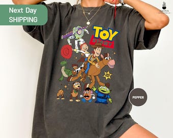 Chemise Disney Toy Story couleurs confort, chemise famille Toy Story, chemise Disneyworld, chemise personnages Toy Story, chemise vacances en famille Disney