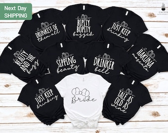 Bachelorette Party Shirts, Disney Bride Shirt, Disney Bachelorette Matching Shirt, Bridal Party Shirt, Funny Bachelorette Shirt