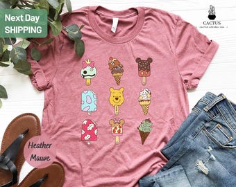 Disney Ice Cream Shirt, Disney Winnie The Pooh Shirt, Disney Summer Shirt, Ice Cream Shirt, Magic Kingdom Shirt