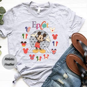 Disney Epcot World Traveler Shirt, Disney Epcot World Traveler, Disney Trip Matching T-Shirts, Epcot Mickey image 4