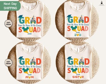 Disney Grad 2025 Shirt, Graduation Castle Family Trip Shirt, Magic Kingdom Graduate Trip Shirt, Class of 2025 Shirt, Mickey Grad Shirt