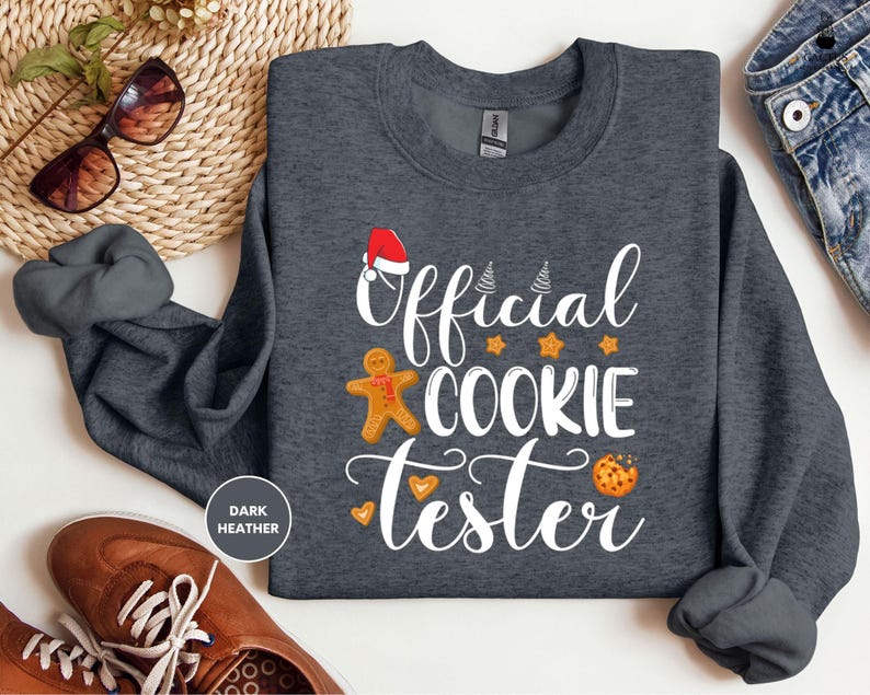 a shirt that says official cookie tester on it