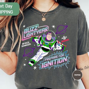 Comfort Colors Vintage Buzz Lightyear Laser Blast Shirt, Buzz Lightyear Shirt, Toy Story Shirt, Disneyland Shirts, Disney Trip Shirt