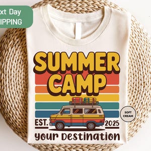 Custom Camp Shirt, Summer Camp Shirt, Camping Friend Matching Gift, Camping Shirt, Family Camping Tee, Personalized Camp Shirt