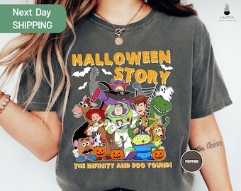 Comfort Colors Retro Toy Story Halloween Shirt, Disneyland Halloween Sweatshirt, Vintage Toy Story Shirt, Halloween Party Tee