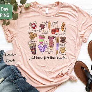 Disney Snacks Shirt, Disney Snack Goals Shirt, Disney Vacation Shirt, Disney Epcot Tee, Disney Food Lover image 1