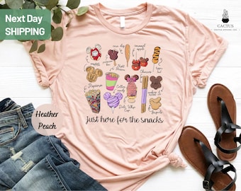 Disney Snacks Shirt, Disney Snack Goals Shirt, Disney Vacation Shirt, Disney Epcot Tee, Disney Food Lover