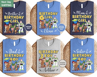 Toy Story Birthday Family Shirt, Disney Family Matching Birthday Shirt, Toy Story Birthday Girl Shirt, Toy Story Birthday Boy Shirt