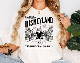 Vintage Disneyland California Shirt, Mickey Tee, Disney Trip Family Shirt, Disney Family Vacation Shirt, Magic Kingdom Shirt, 2026 Disney