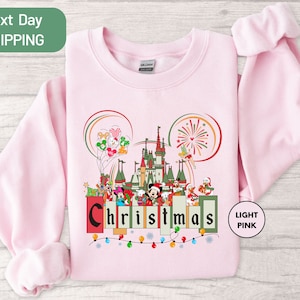 Disney Mickey And Friends Christmas Sweatshirt, Mickey and Friends Christmas Matching Sweatshirt, Christmas Outfit