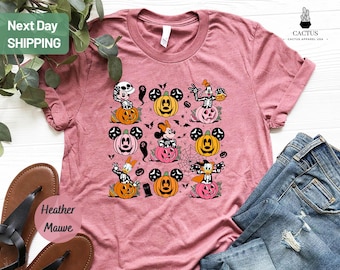 Mickey and Friends Skeleton Pumpkin Disney Halloween Shirt, Mickey's Not So Scary Halloween Party Tee, Disneyland Family Halloween Tee