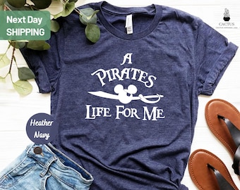 Mickey a Pirates Life for Me Shirt, Disney Pirates of Caribbean T-Shirt, Disney Cruise Matching Shirt, Pirate Party, Disney Cruise Trip Tee