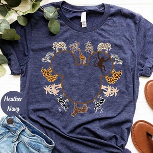 Animal Kingdom Shirt, Mickey Head Safari Shirt, Hakuna Matata Shirt, Leopard Shirt, Family Animal Kingdom Shirt afbeelding 3