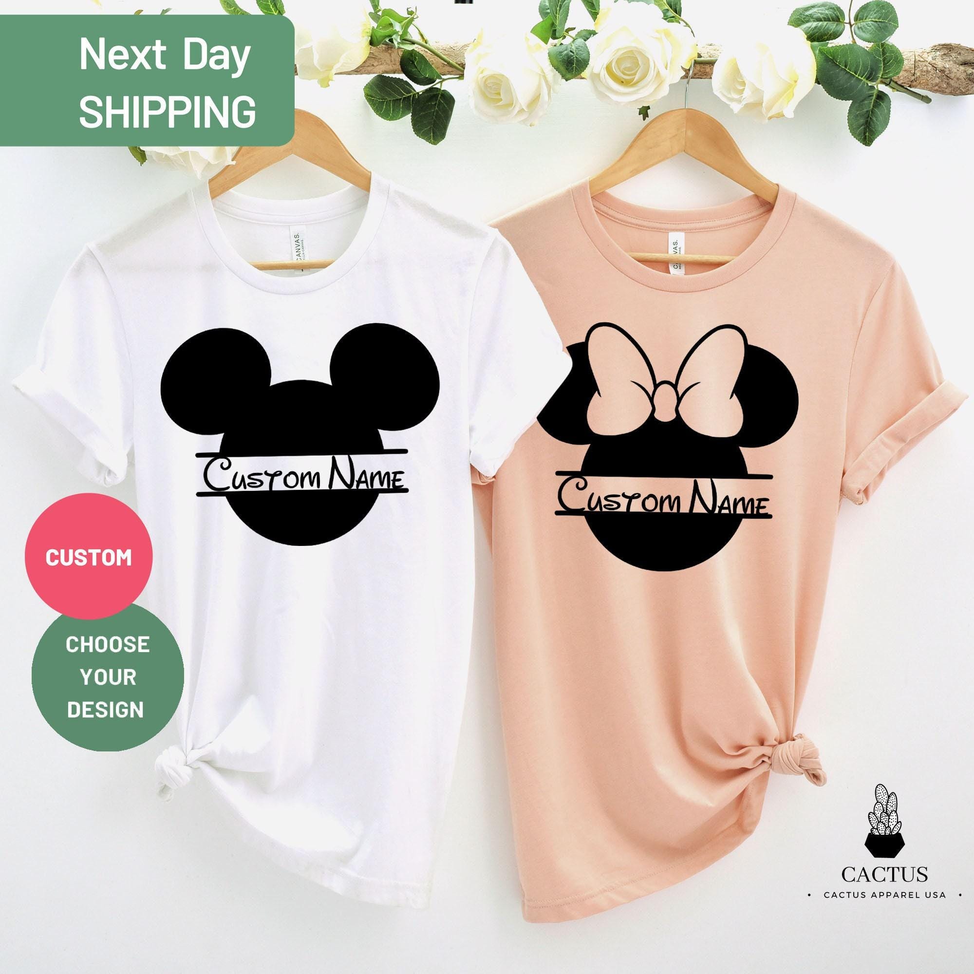Custom Minnie and Mickey Shirts, Disney Couples Shirt, Matching