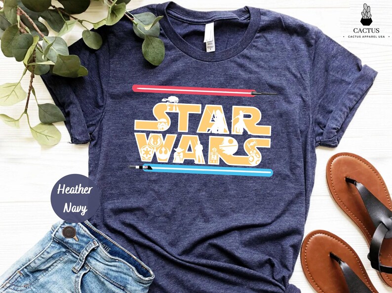 Vintage Classic Star Wars Shirts, Disney Classic Shirt, Disneyland Shirt, Disney Tee, Star Wars Shirt, Family Disney Tee image 2