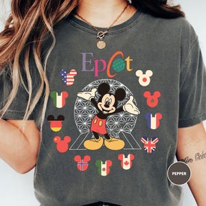 Disney Epcot World Traveler Shirt, Disney Epcot World Traveler, Disney Trip Matching T-Shirts, Epcot Mickey