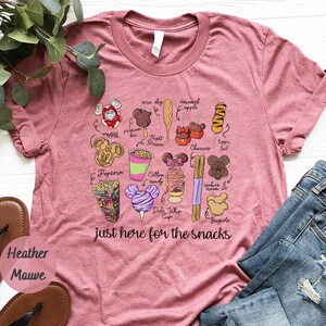 Disney Snacks Shirt, Disney Snack Goals Shirt, Disney Vacation Shirt, Disney Epcot Tee, Disney Food Lover image 2