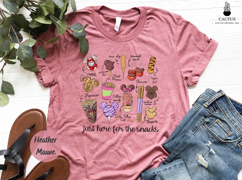 Disney Snacks Shirt, Disney Snack Goals Shirt, Disney Vacation Shirt, Disney Epcot Tee, Disney Food Lover image 2