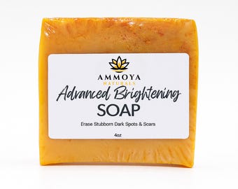 Turmeric Kojic Acid Soap Bar: Niacinamide & Alpha Arbutin - 4oz