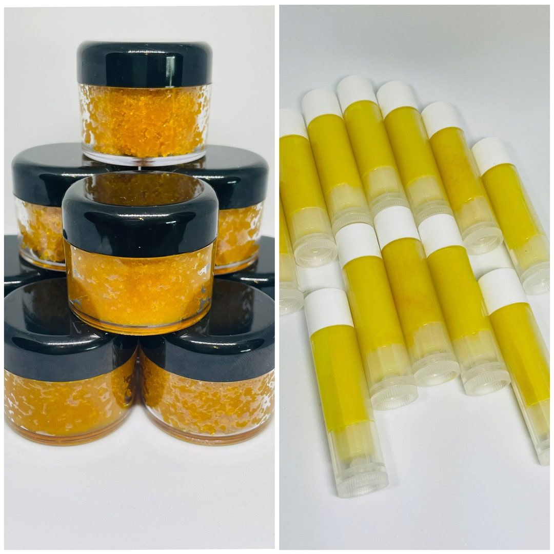 WHOLESALE Turmeric Lip Scrub and Lip Balm Set Private Label Etsy