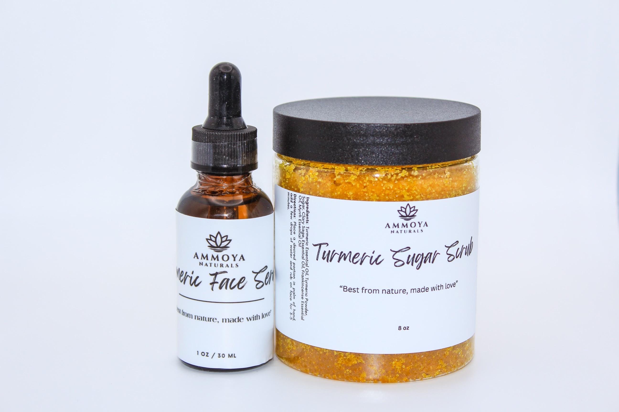 Turmeric Honey Sugar Scrub & Face Oil Set
