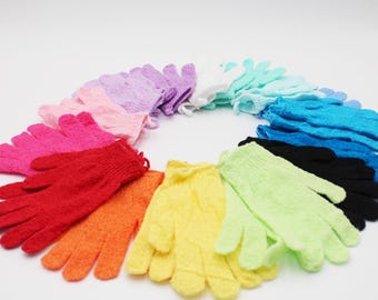 Exfoliating Bath Glove: Reusable Body Scrub Mitt - Gentle Deep Cleansing