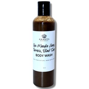 Raw Manuka Honig Kurkuma Schwarze Seife Body Wash