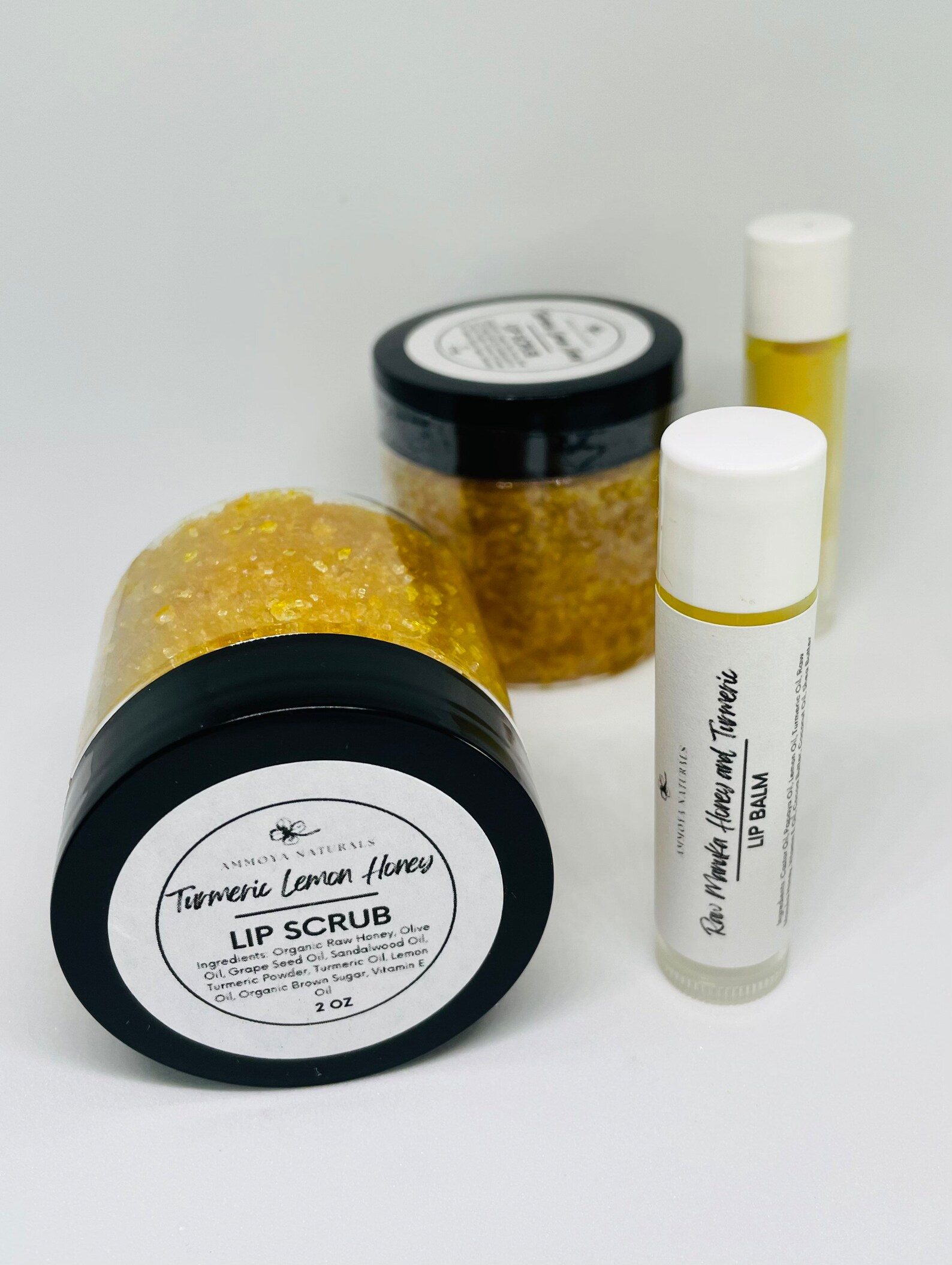 Turmeric Lemon Honey Sugar Lip Scrub Dark Lip Lip Etsy