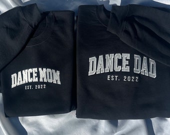 Dance Mom Dance Dad Sweaters | Mothers day gifts | Fathers Day Gifts|  Personalized Mothers Day Gift| Gifts for Moms | Gifts for Dads